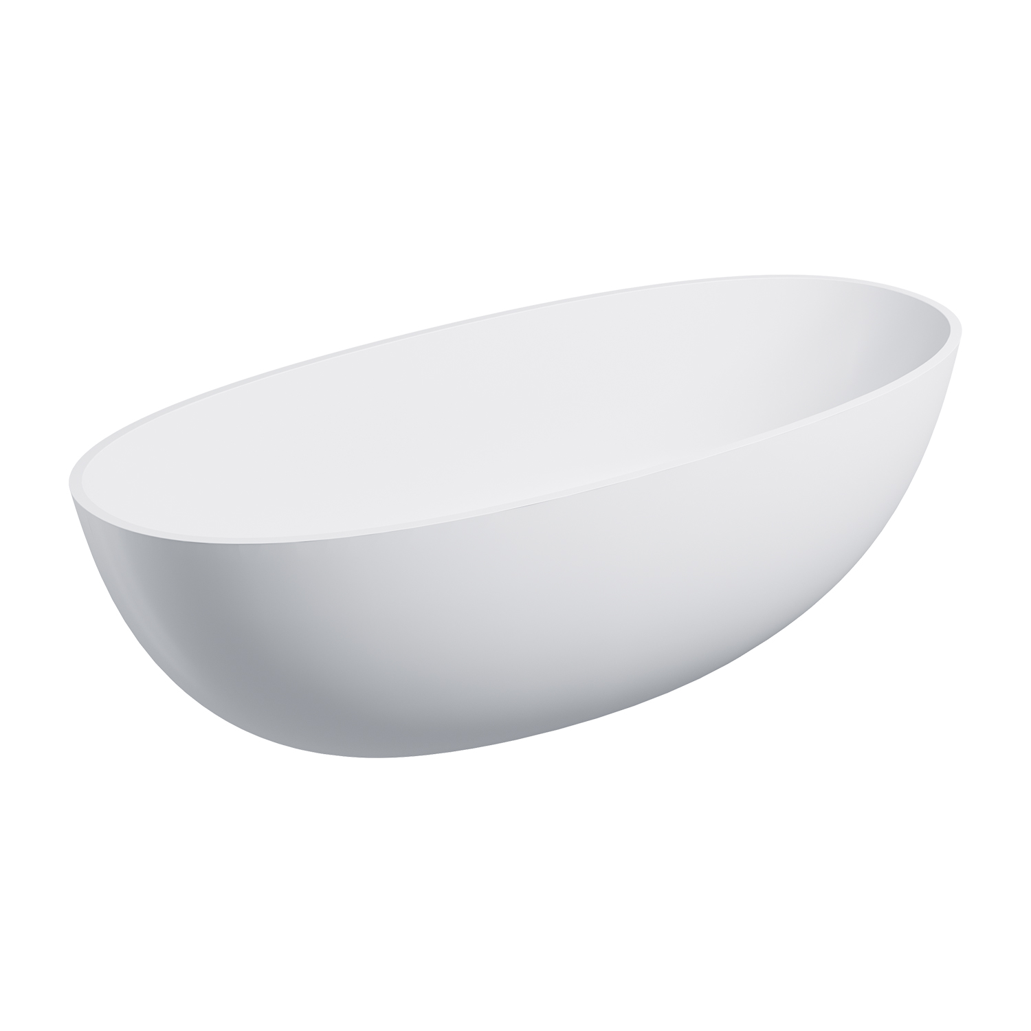 Omnires Shell M+ bañera exenta 175x78 cm oval blanco SHELL175WWBM