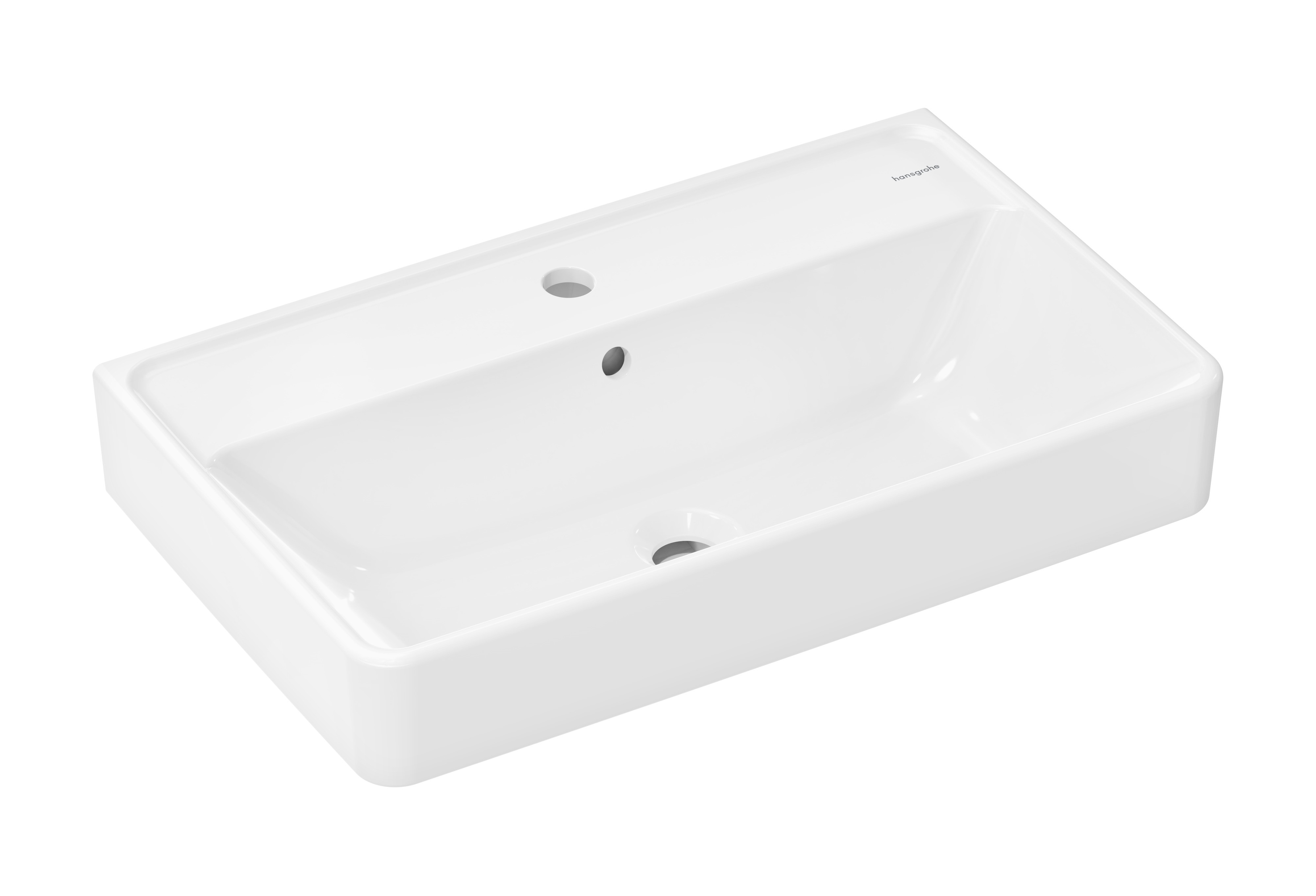 Hansgrohe Xanuia Q lavabo 65x39 cm rectangular clásico blanco brillante 61128450