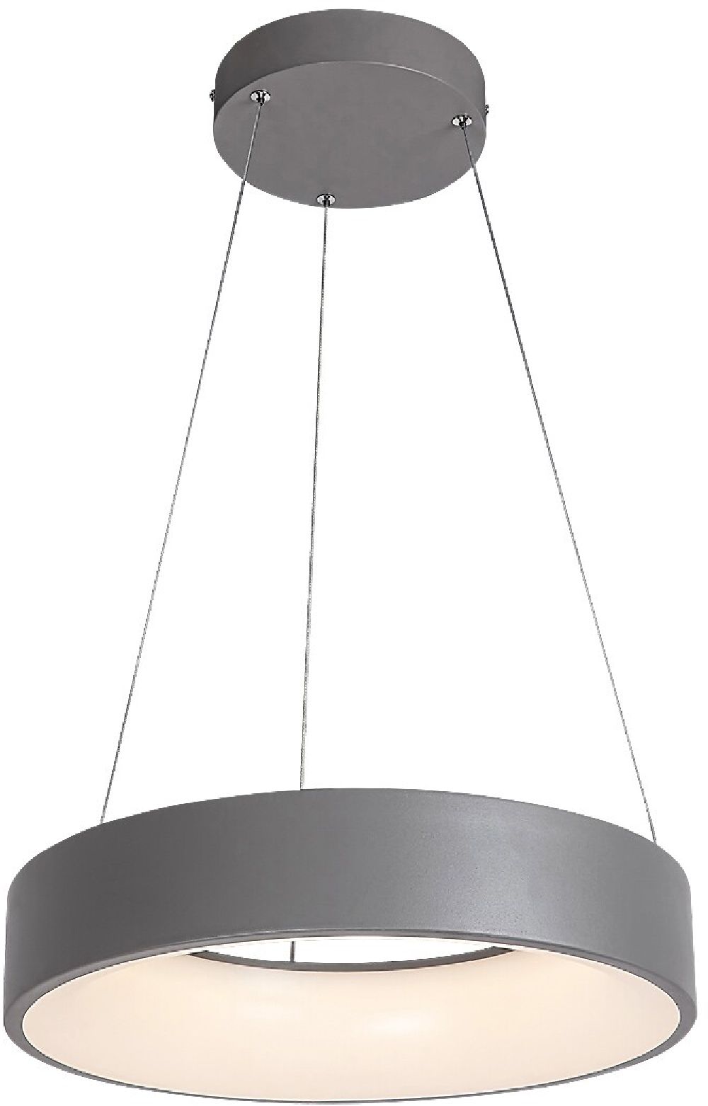 Rabalux Adeline lámpara colgante 1x24 W gris/gris ceniza 3929