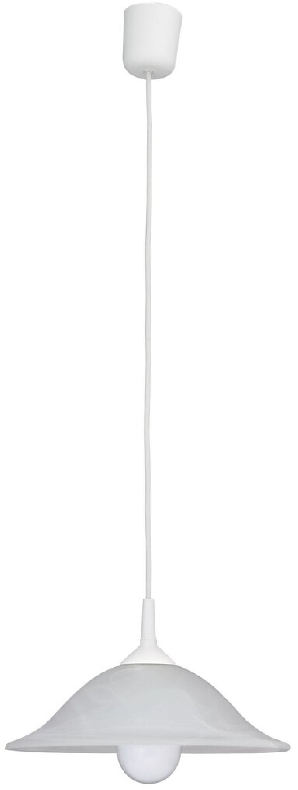 Rabalux Alabastro lámpara colgante 1x60 W blanco 3905