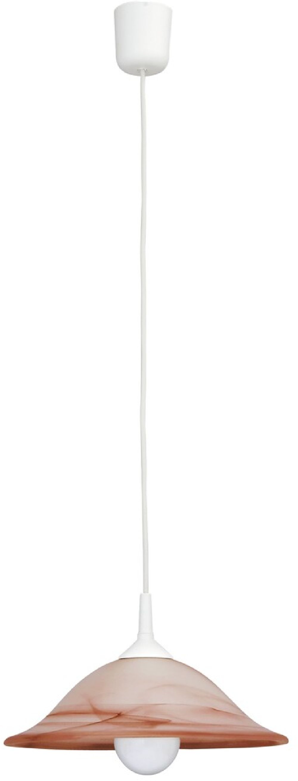Rabalux Alabastro lámpara colgante 1x60 W marrón 3955
