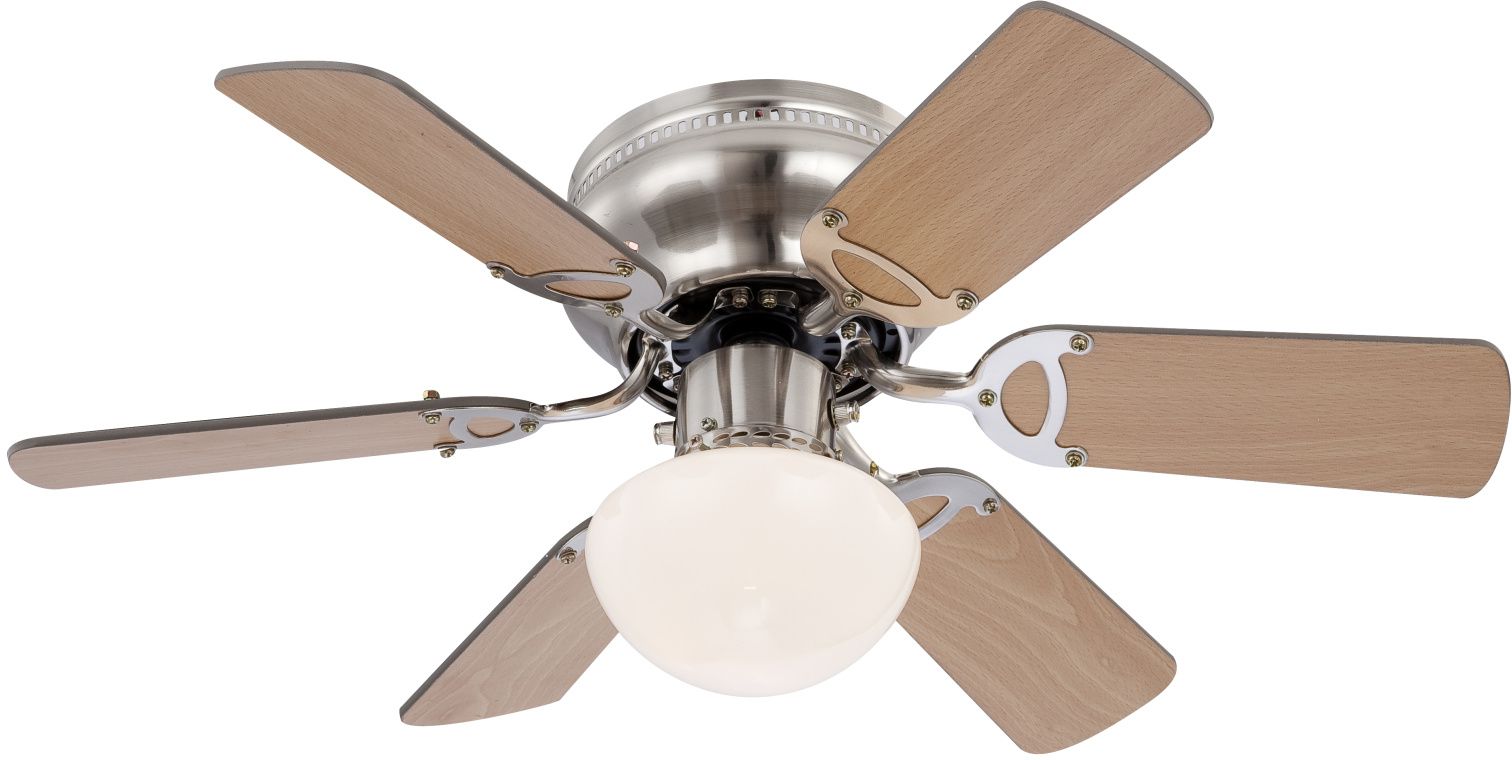 Globo Lighting Ugo lámpara de techo con ventilador 1x60 W blanco-madera-níquel 0307