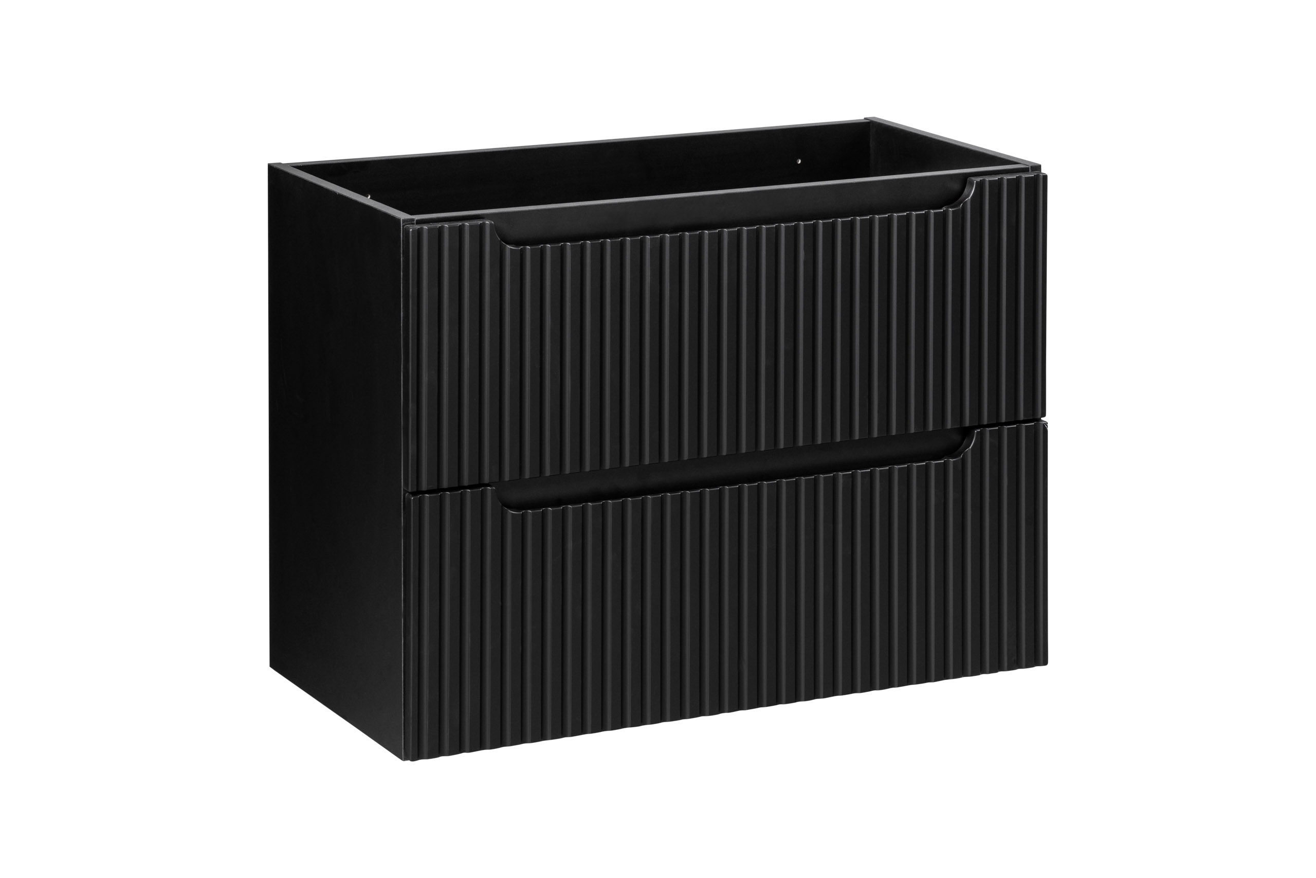 Comad Nova Black armario 80x39x57 cm suspendido, para lavabo negro NOVA BLACK D2 82-80-2S