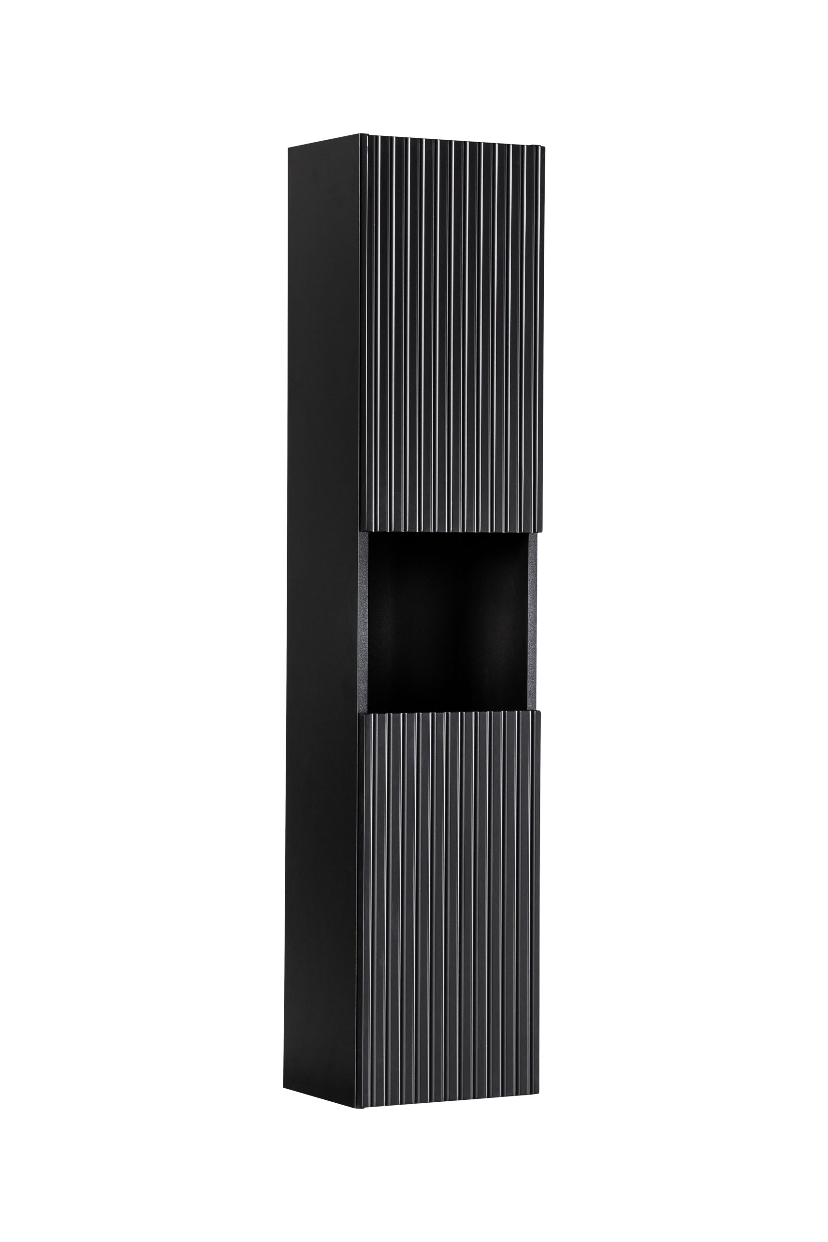 Comad Nova Black szafka 30x25x140 cm boczna wisząca czarna NOVA BLACK D 80-03-2D(W80-02D)