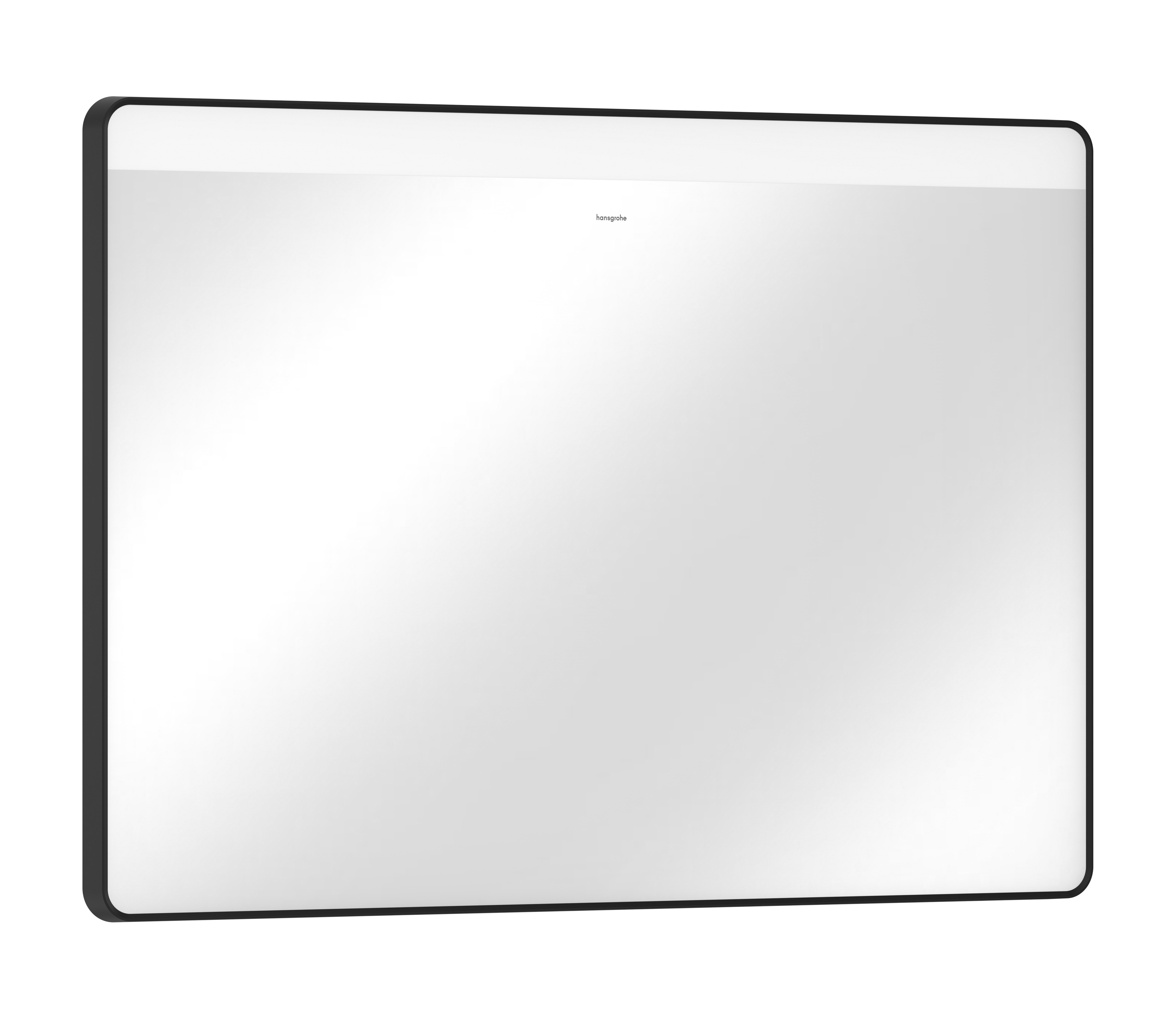 Hansgrohe Xarita Lite Q espejo 100x70 cm rectangular con iluminación con lámina calefactora negro 54972670