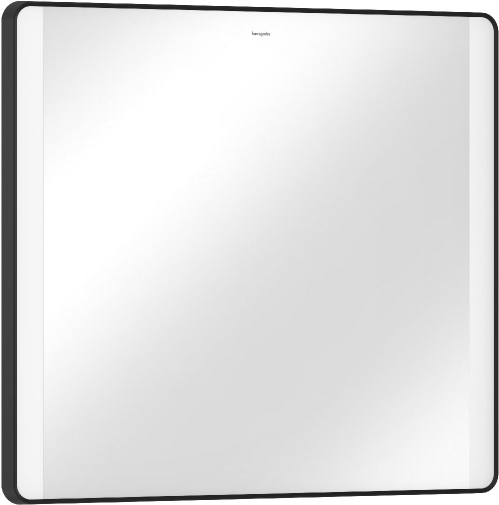 Hansgrohe Xarita Lite Q espejo 80x70 cm rectangular con iluminación con lámina calefactora negro 54976670