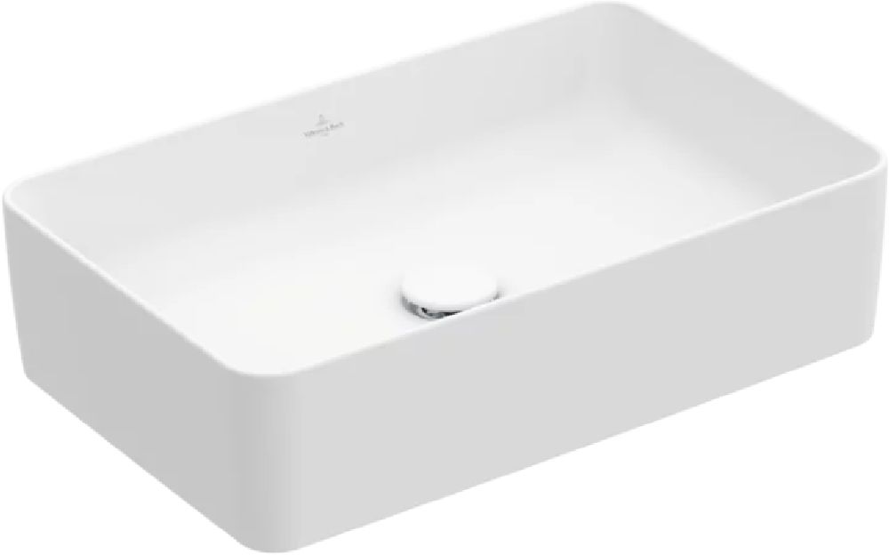 Villeroy & Boch Collaro lavabo 56x36 cm rectangular sobre encimera blanco mate 4A2056RW