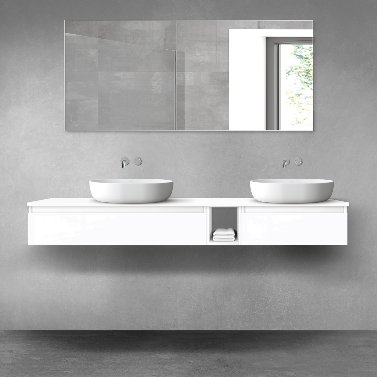 Conjunto armario Oltens Vernal 60011000, armario Oltens Vernal 60009000, 63009000, 60020000