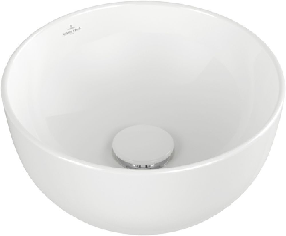 Villeroy & Boch Artis lavabo 32.5x32.5 cm circular sobre encimera blanco 43893201