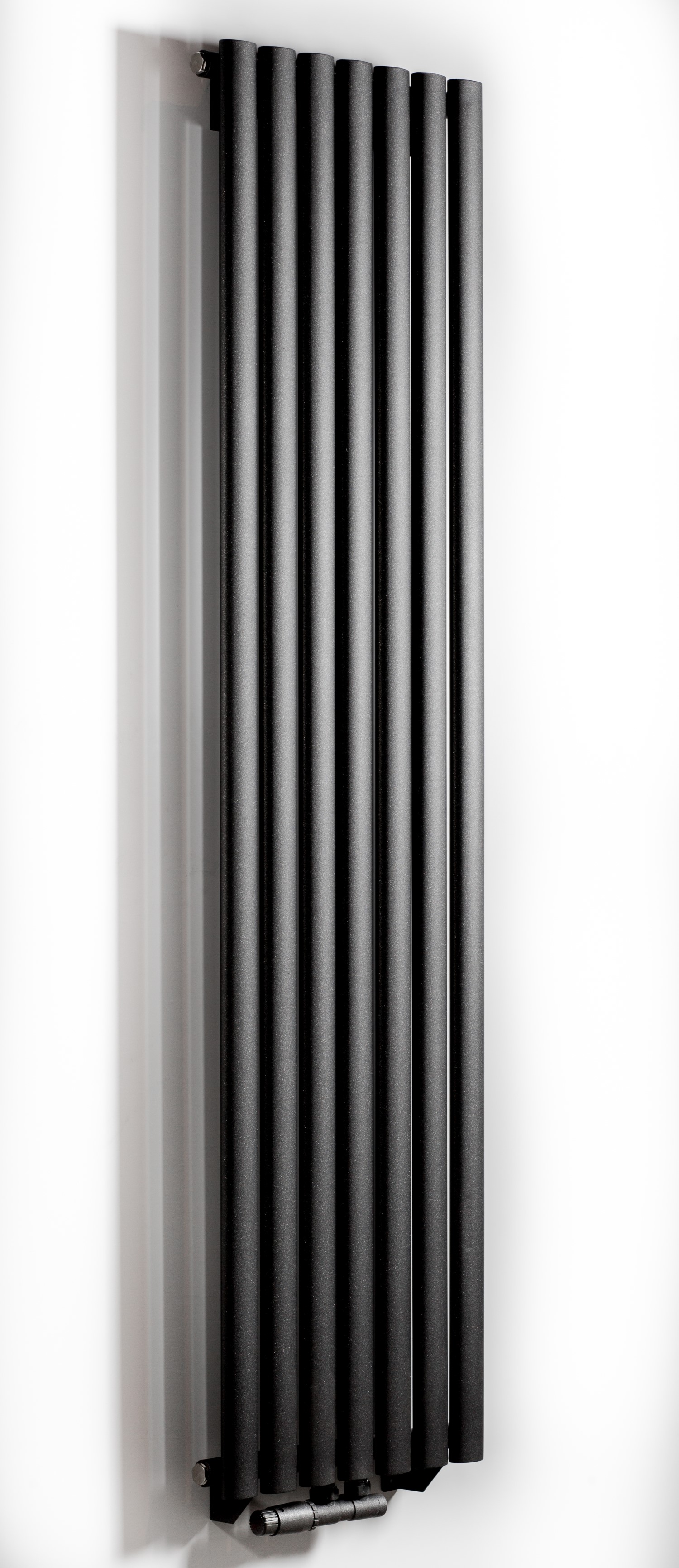 Luxrad Ring radiador decorativo 160x35.2 cm podłączenie inferior gris/grafito RIN1600352S007ZDC