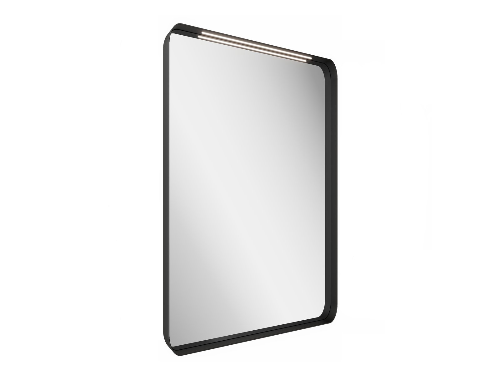Ravak Strip espejo 50.6x70.6 cm rectangular con iluminación negro X000001569