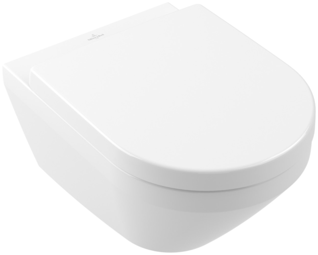 Villeroy & Boch Architectura conjunto combi-pack con tapa suspendido sin reborde blanco brillante 4694CLR1