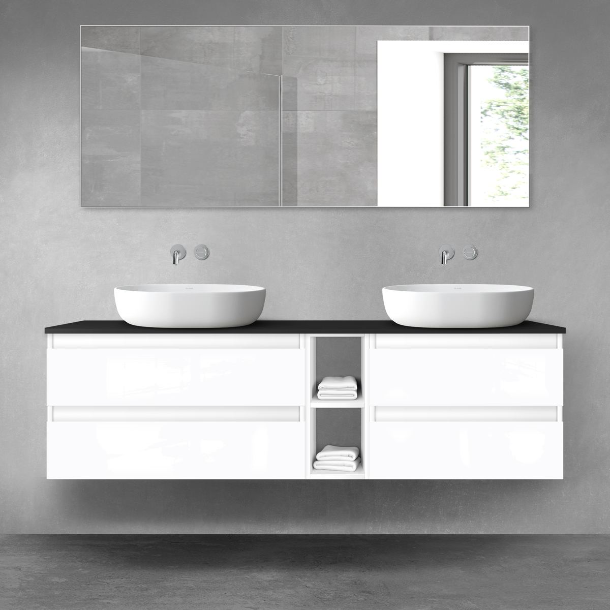 Conjunto armario Oltens Vernal 60003000, armario Oltens Vernal 60002000, 63008300, 60021000