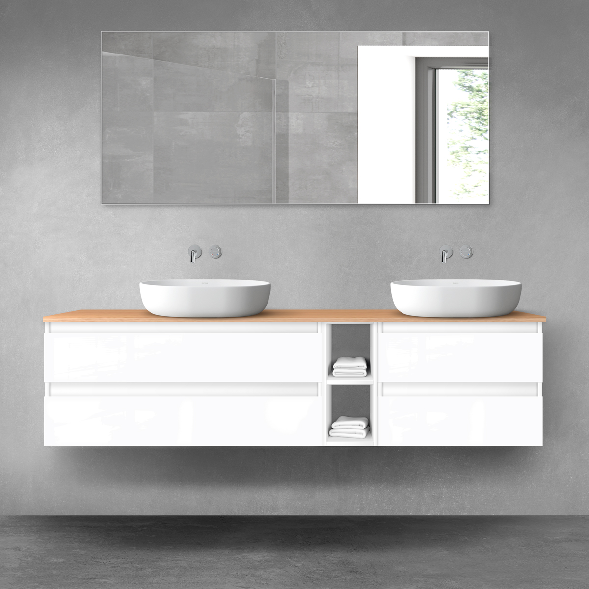 Conjunto armario Oltens Vernal 60004000, armario Oltens Vernal 60002000, 63009060, 60021000