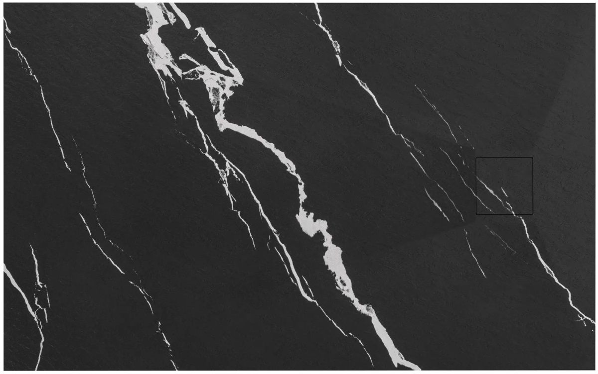 Rea Bazalt Carrara Black plato de ducha rectangular 90x120 cm negro REA-K7009