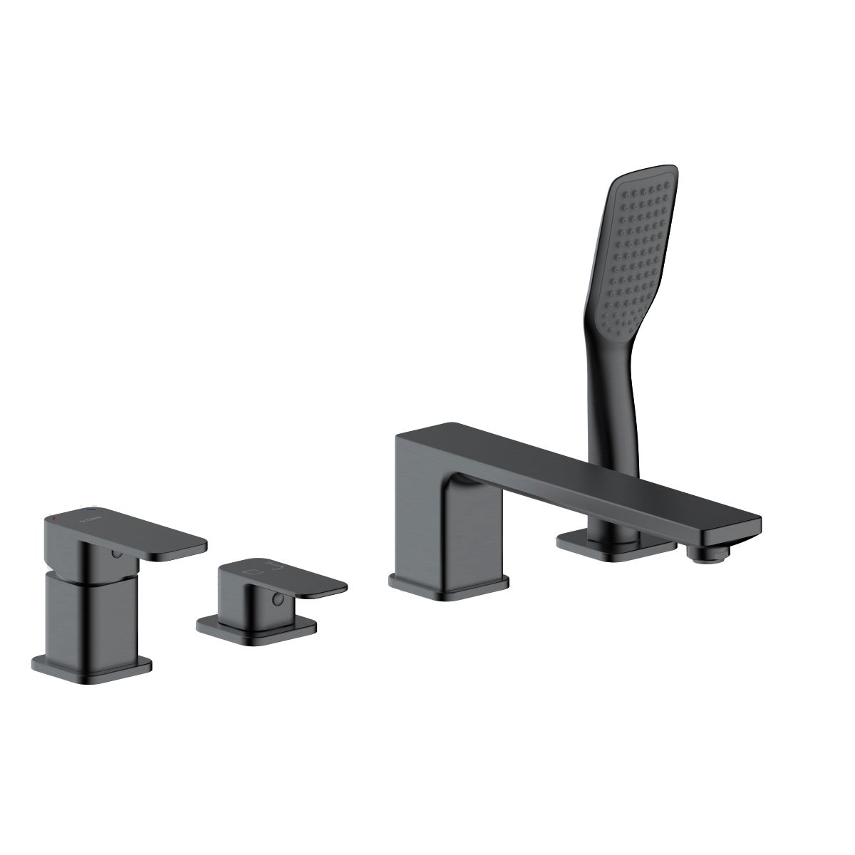 Oltens Hadsel grifo de bañera y ducha en bañera grafito 34203400