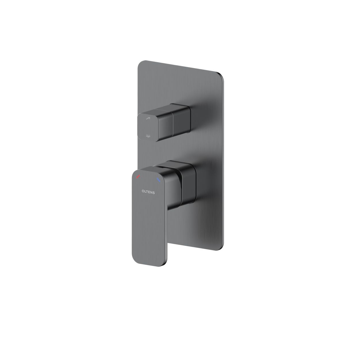 Oltens Hadsel grifo de bañera y ducha empotrado grafito 34108400