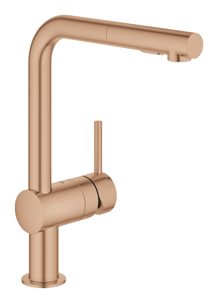 Grohe Minta grifo de cocina de pie Brushed Warm Sunset 30274DL0