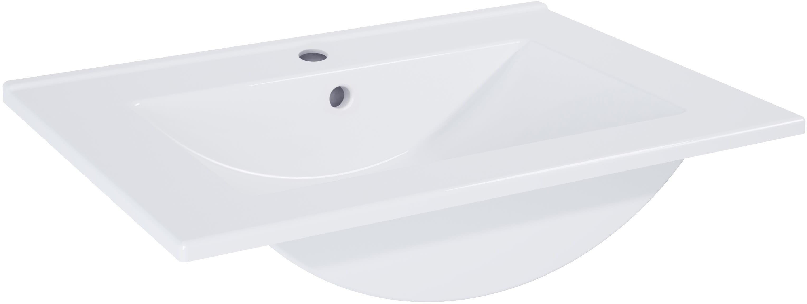 Roca Hebe lavabo 51.5x39.5 cm rectangular para mueble blanco A3272A0000