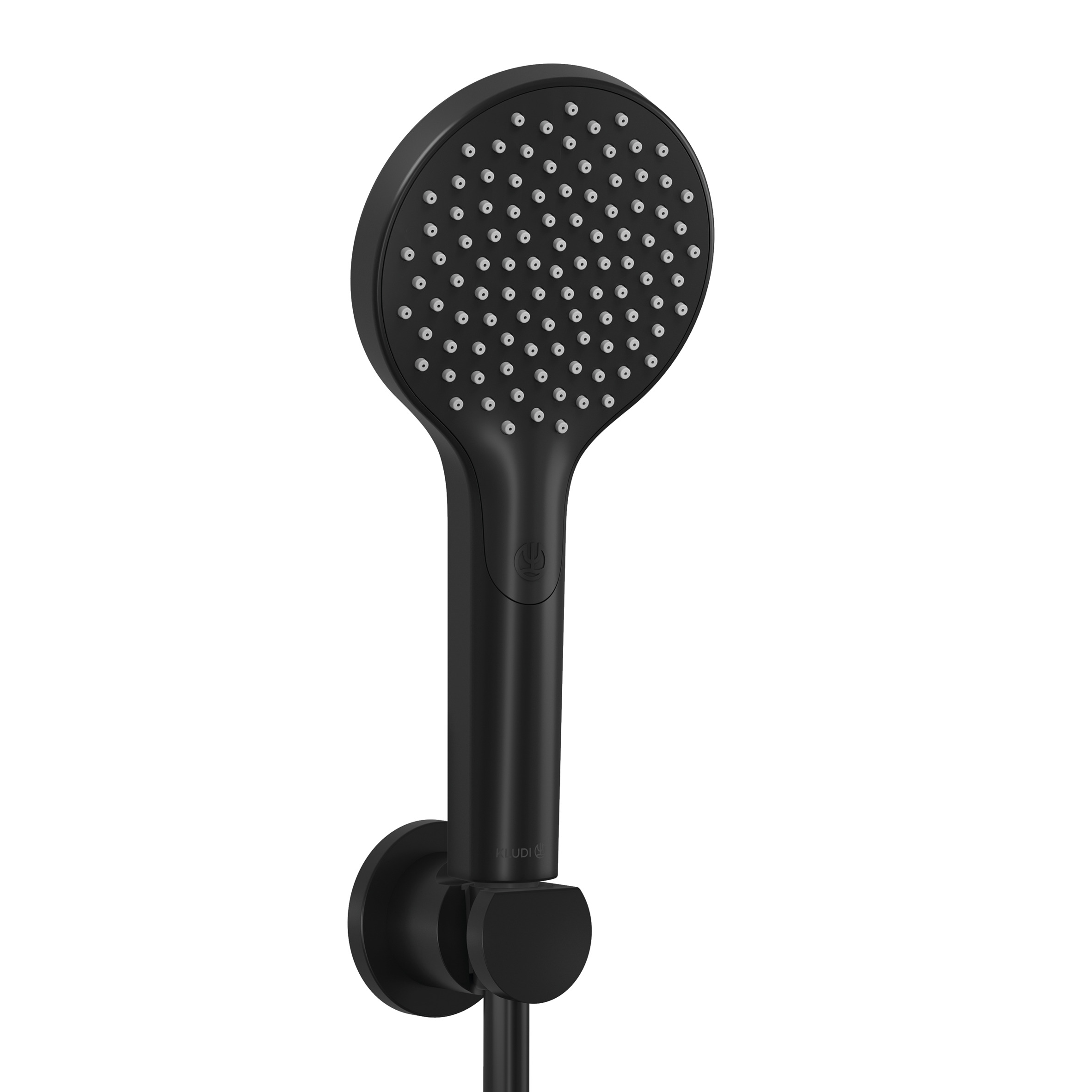 Kludi Dive conjunto de ducha a pared negro 698503900