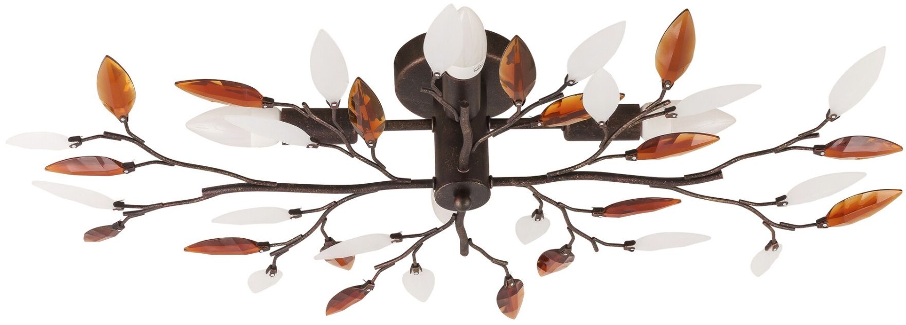 Rabalux Lilian lámpara de techo 4x40 W marrón 2849