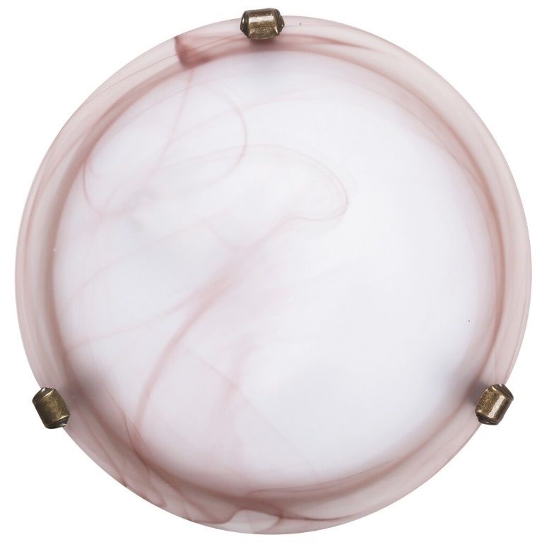 Rabalux Alabastro plafón 1x60 W rosa 3253