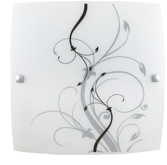 Rabalux Elina plafón 1x60 W blanco-patrón 3692