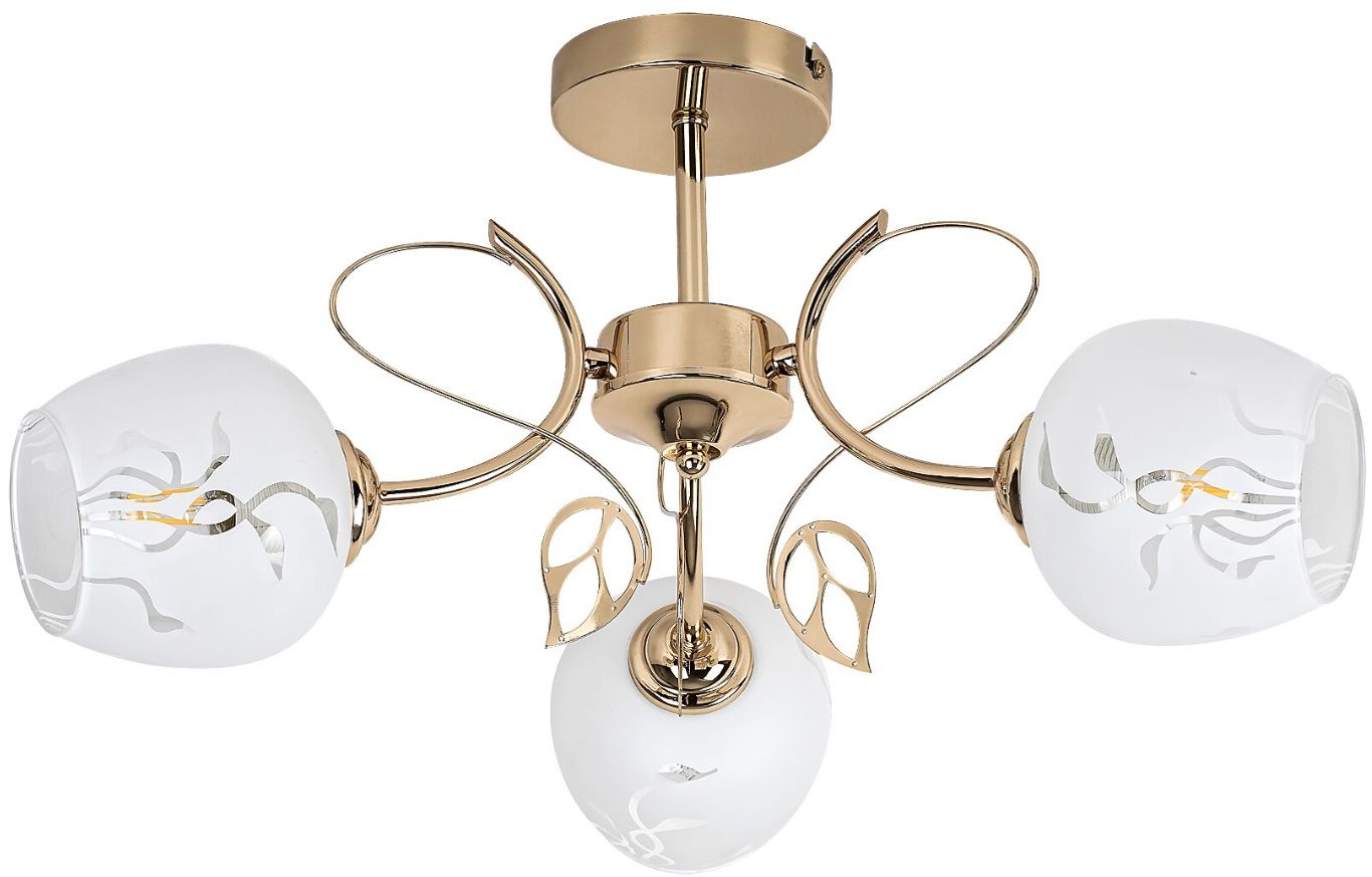 Rabalux Fauna lámpara de techo 3x40 W oro 5098