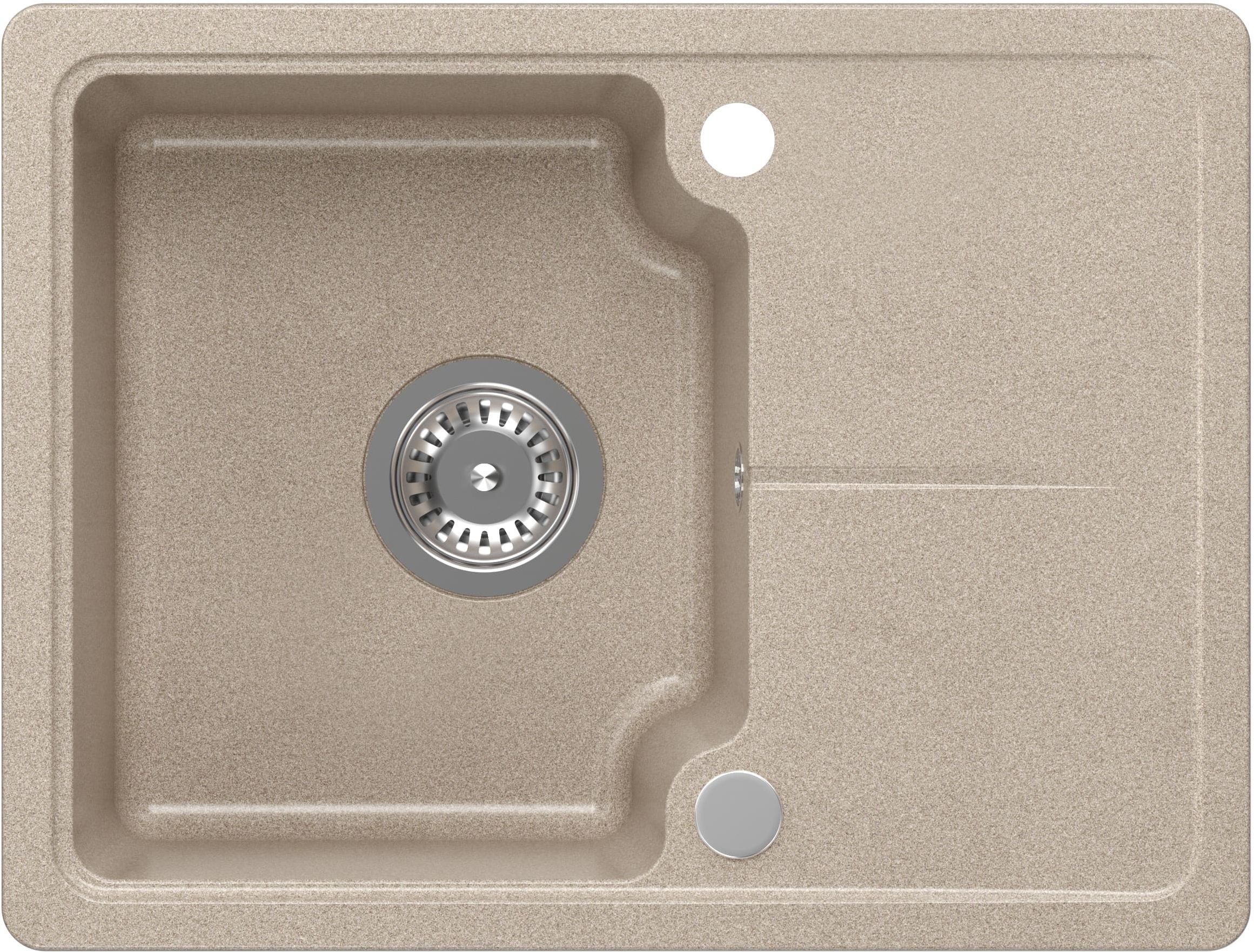 Quadron Baby Johnny fregadero graniteq 58x44 cm beige HCQBJ5844BEZK