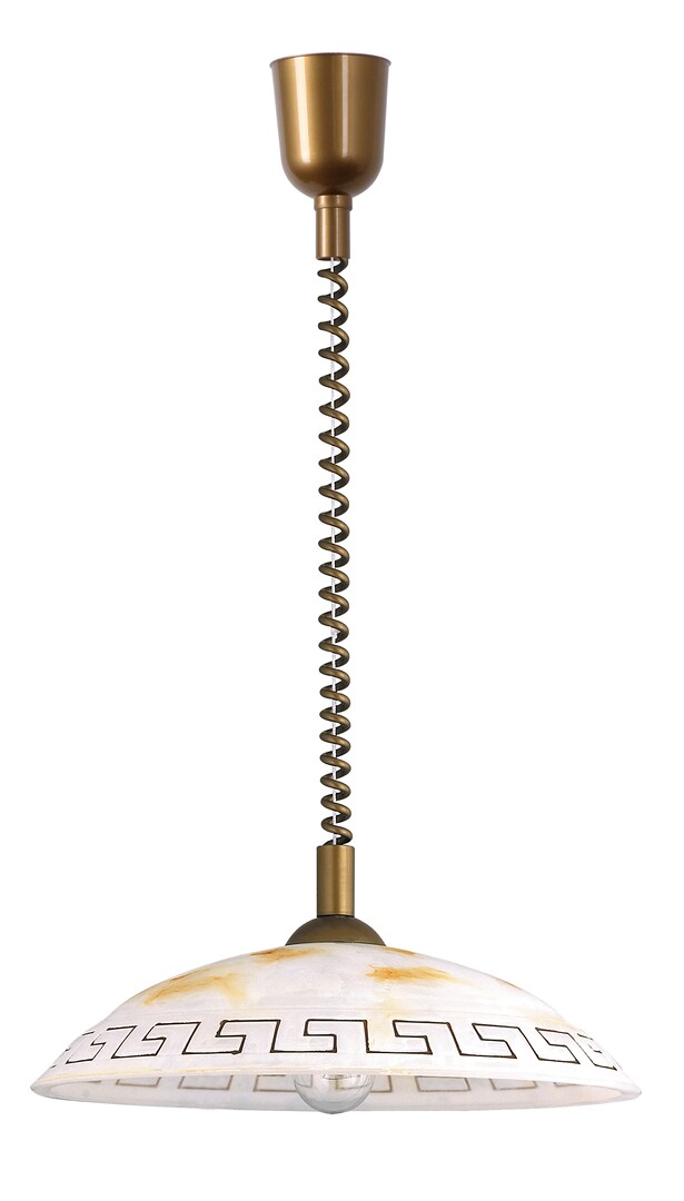 Rabalux Etrusco lámpara colgante 1x60 W blanco-marrón 7640