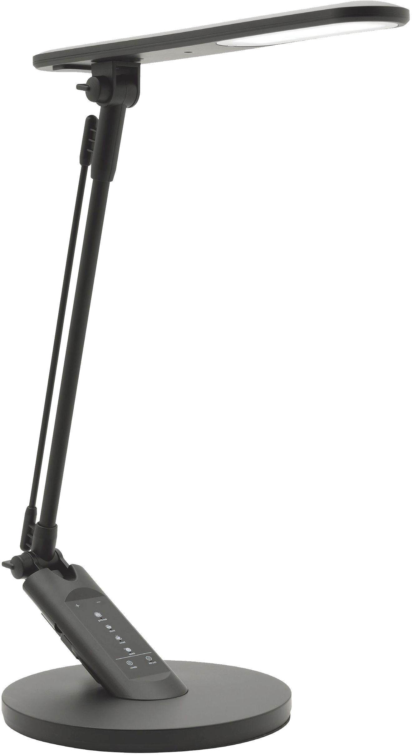 Goldlux Optimum lámpara para escritorio 1x7 W negro 324993