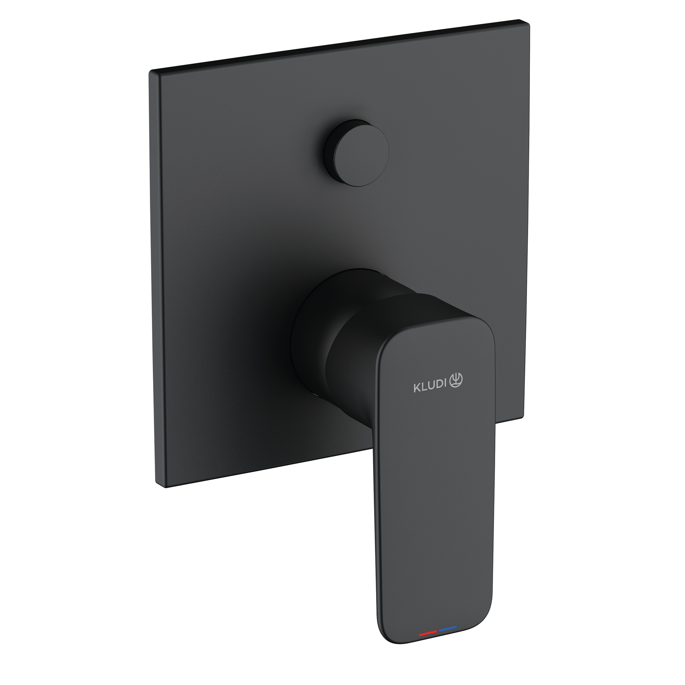 Kludi Pure&Style grifo de bañera y ducha empotrado negro 407593975