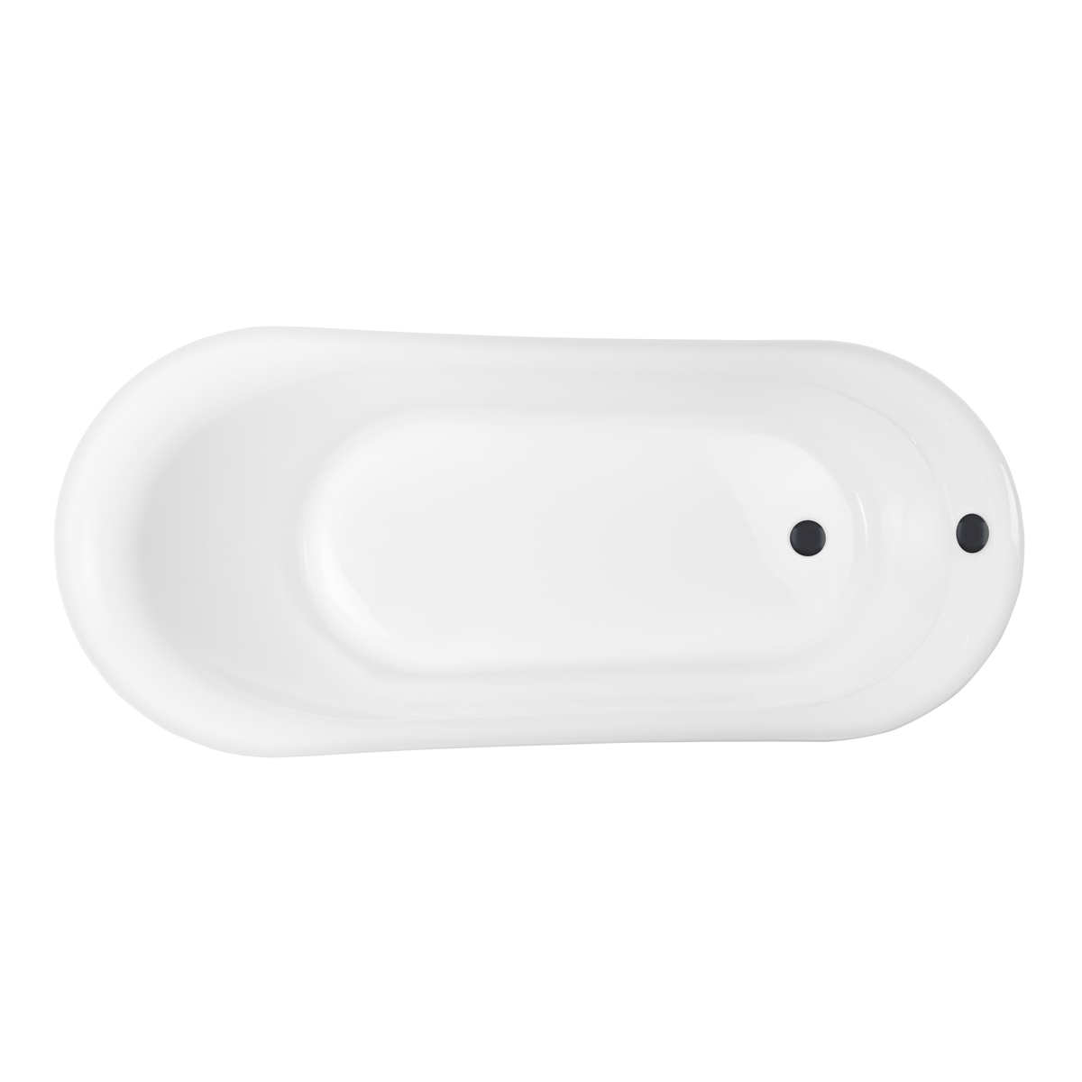 Conjunto bañera exenta Oltens Gocta 12003000, embellecedor de tapón Oltens 09002300, 09004300