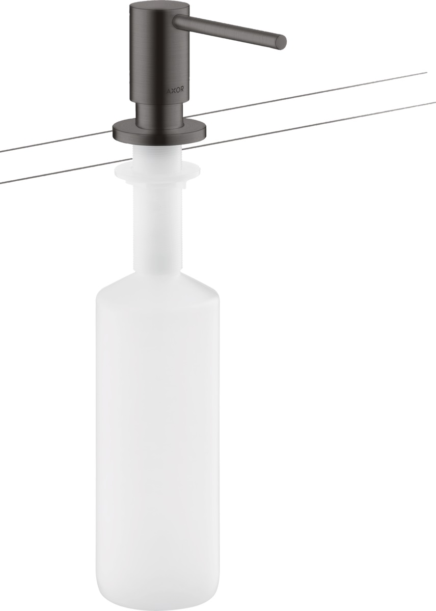 Axor Uno dispensador de jabón 500 ml negro 42818340