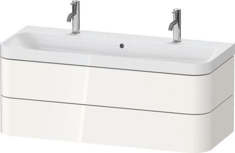 Duravit Happy D.2 lavabo con mueble 117.5 cm blanco HP4379O22220000