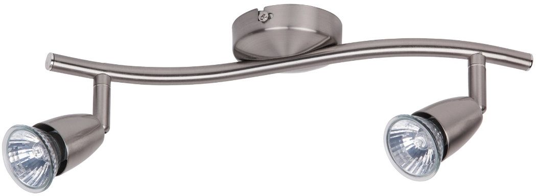 Rabalux Norman lámpara de techo 2x50 W cromo-satinado 5992