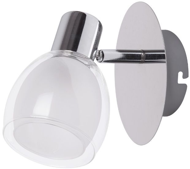 Rabalux Dave lámpara de pared 1x40 W blanco-cromo 6835