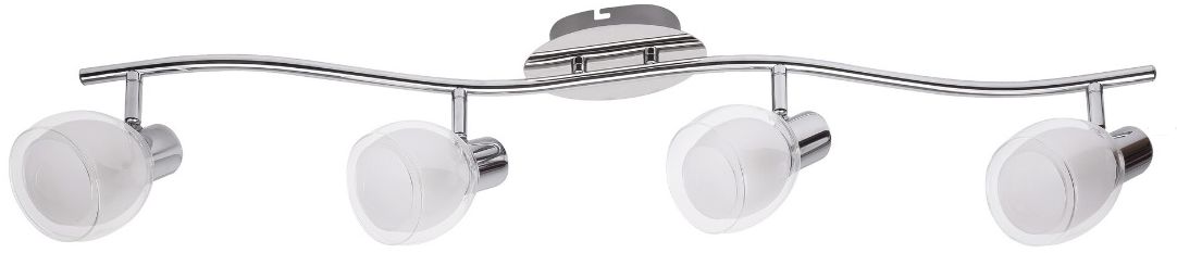 Rabalux Dave lámpara de techo 4x40 W blanco-cromo 6838