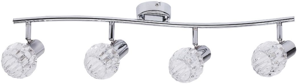 Rabalux Lauren lámpara de techo 4x40 W cromo-transparente 6094