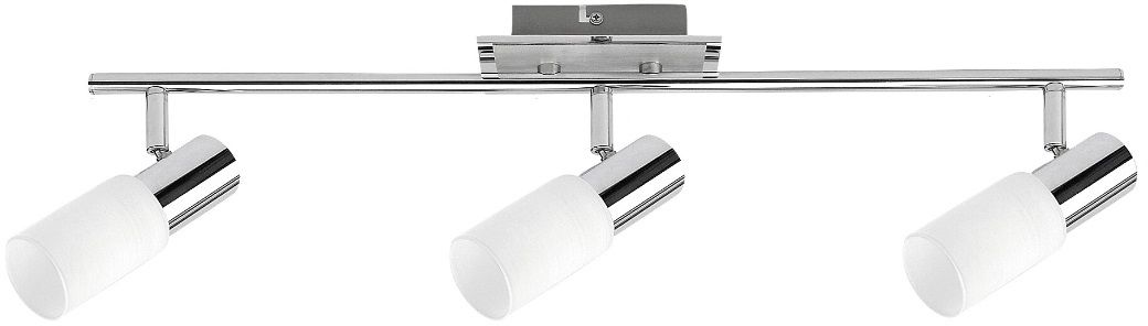Rabalux Logan lámpara de techo 3x40 W blanco-cromo 6098