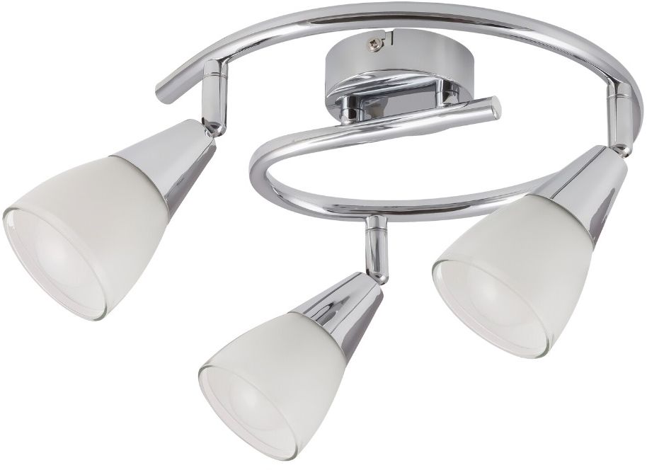 Rabalux Nicolette lámpara de techo 3x40 W blanco-cromo 6769