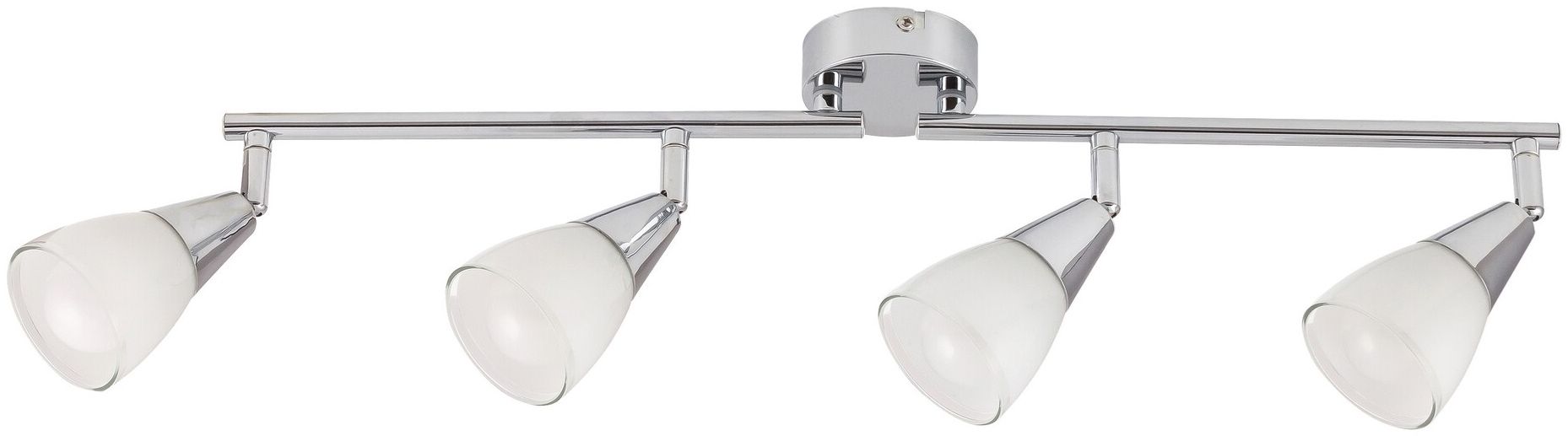 Rabalux Nicolette lámpara de techo 4x40 W blanco-cromo 6770