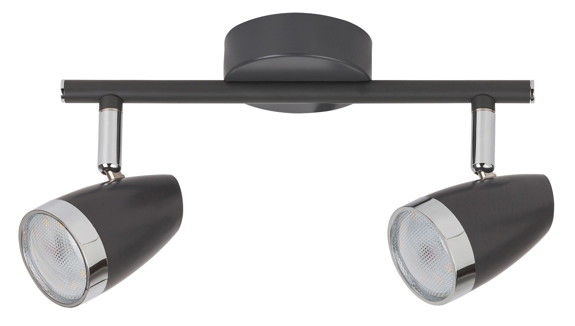 Rabalux Karen lámpara de techo 2x4 W negro-cromo 6513
