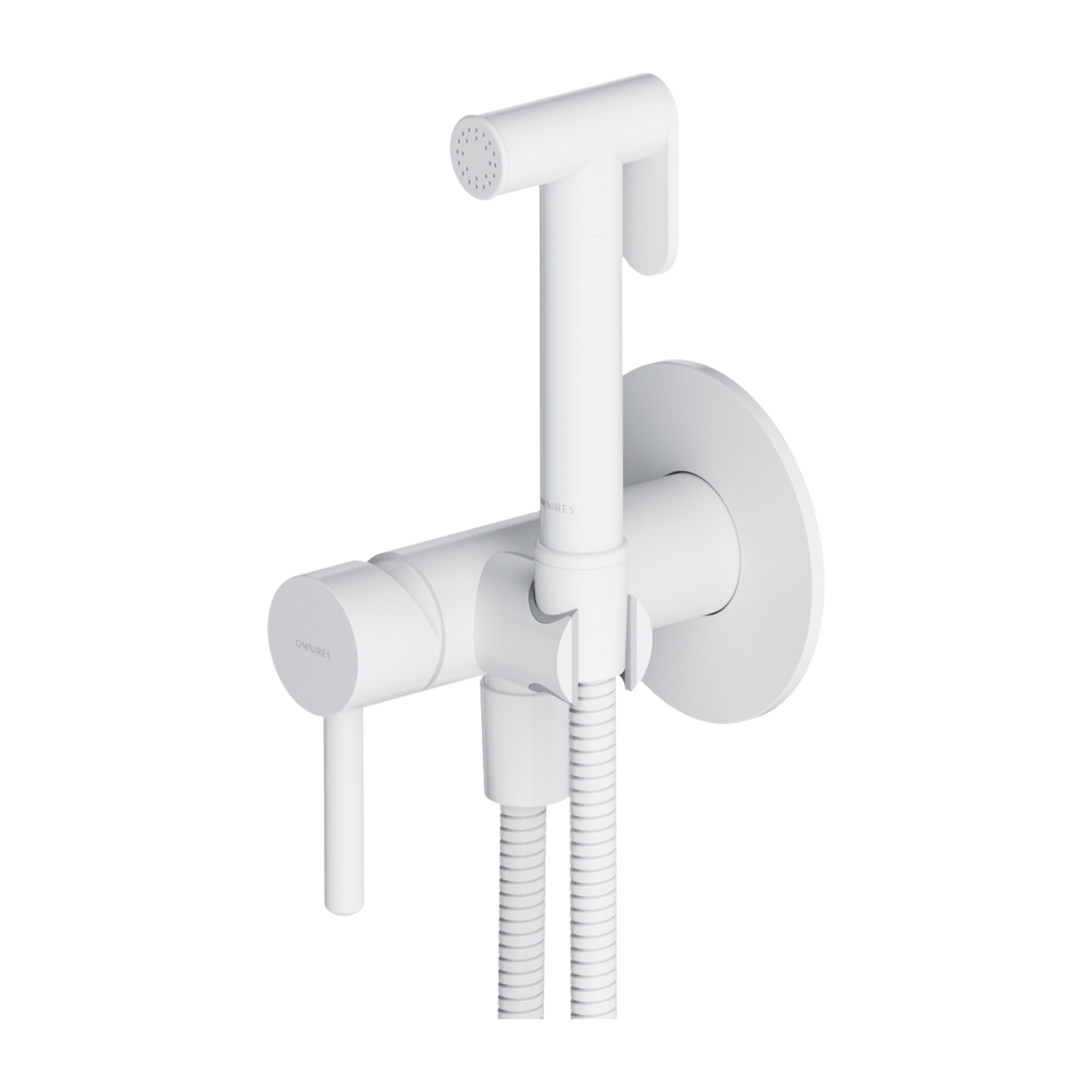 Omnires Y grifo para bidé empotrado blanco SYSYBI2WM