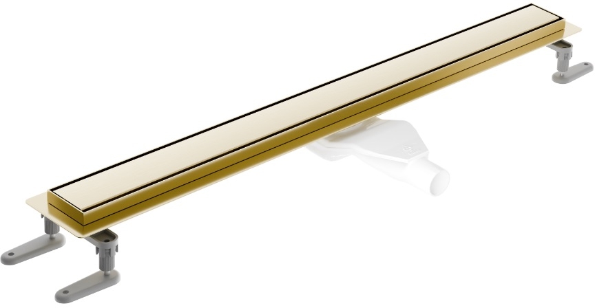 Excellent Stilio desagüe lineal 80 cm dorado INEX.1515.800.R.GB