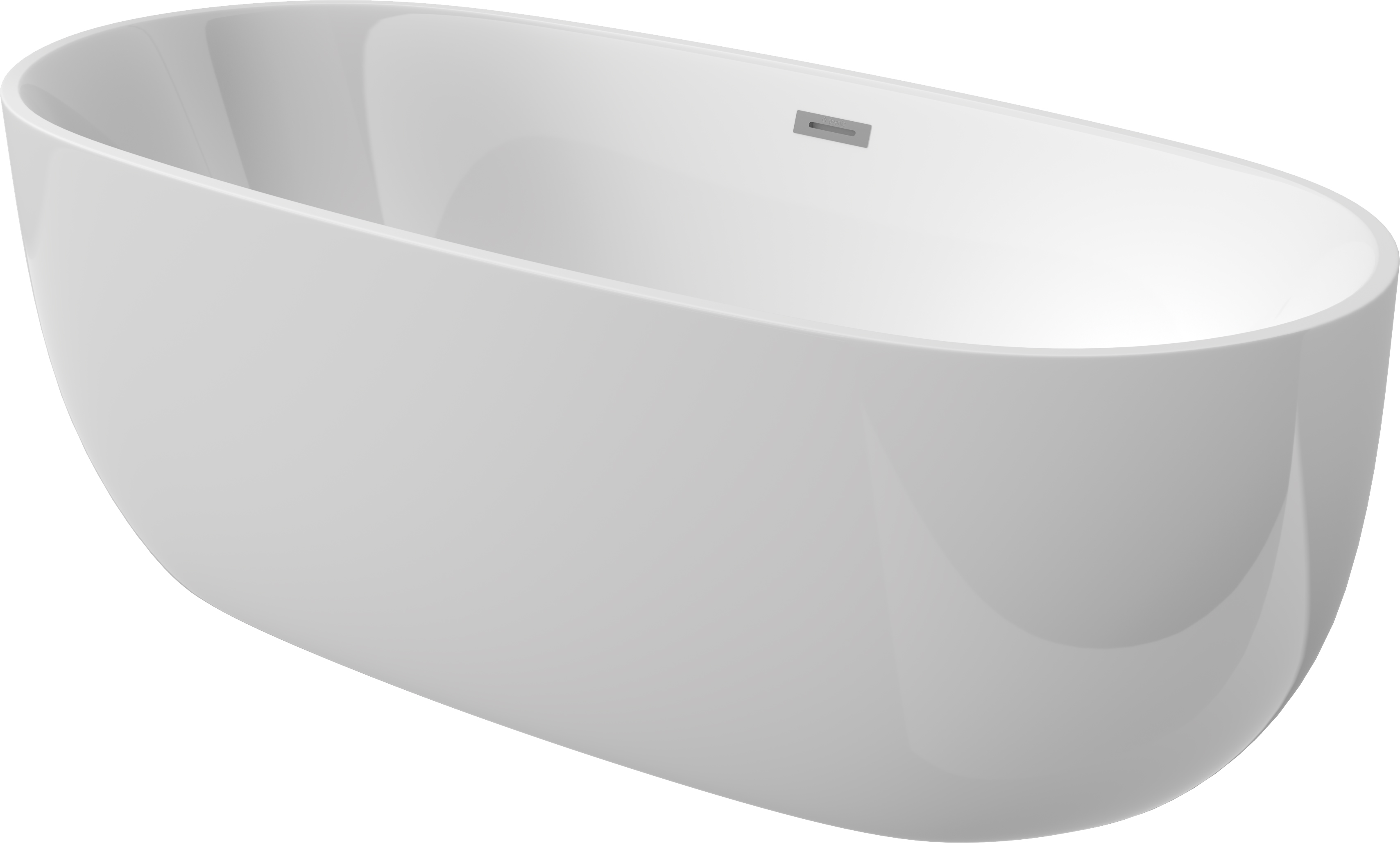 Deante Alpinia bañera exenta 160x75 cm oval blanco KDU_016W
