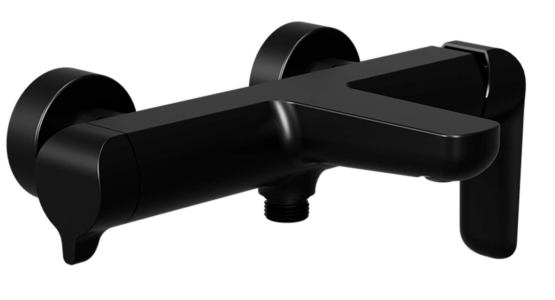Excellent Clever 2.0 grifo de bañera y ducha a pared negro AREX.4105BS