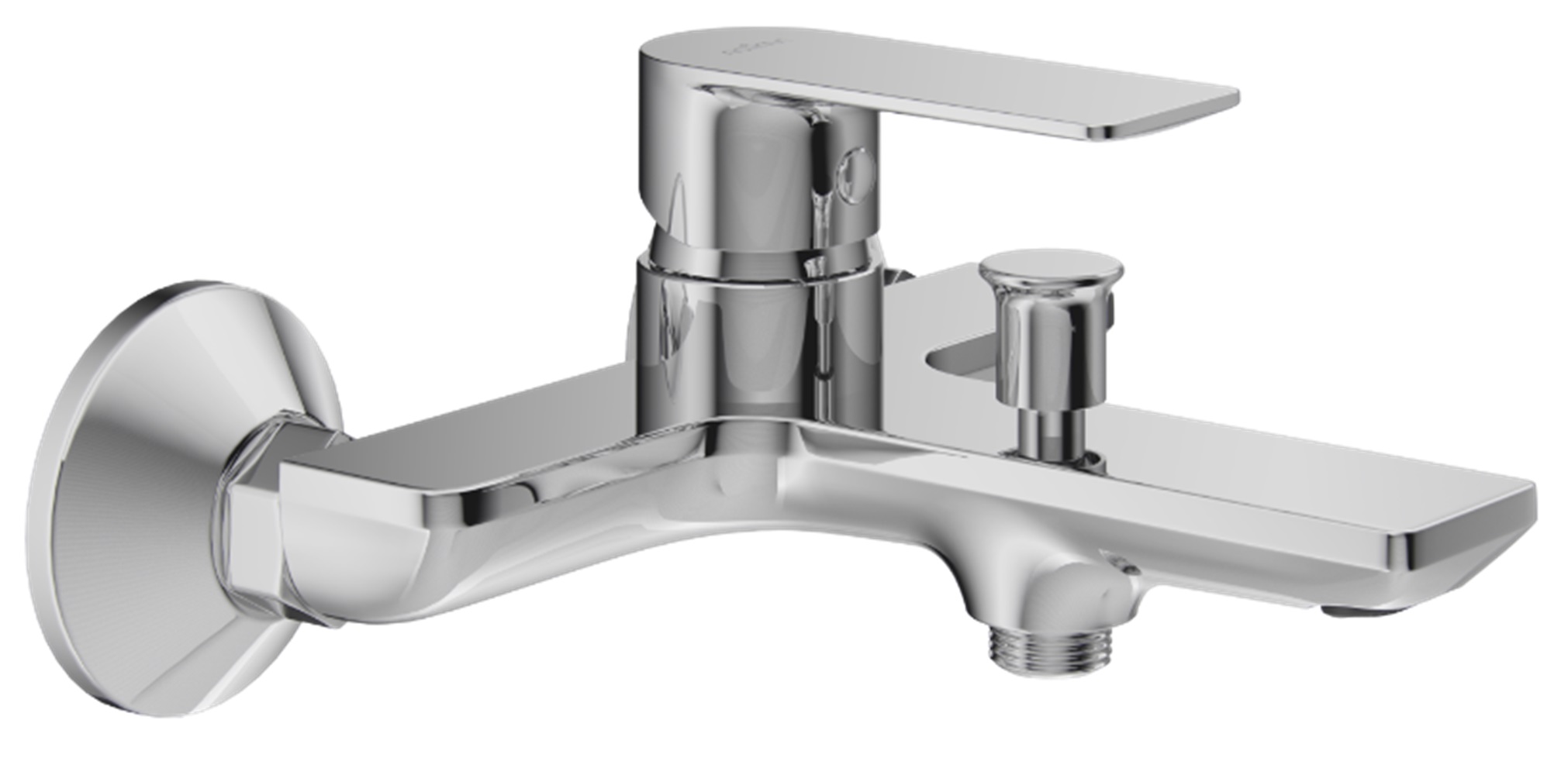 Excellent Glad grifo de bañera y ducha a pared cromo ARNL.1105CR