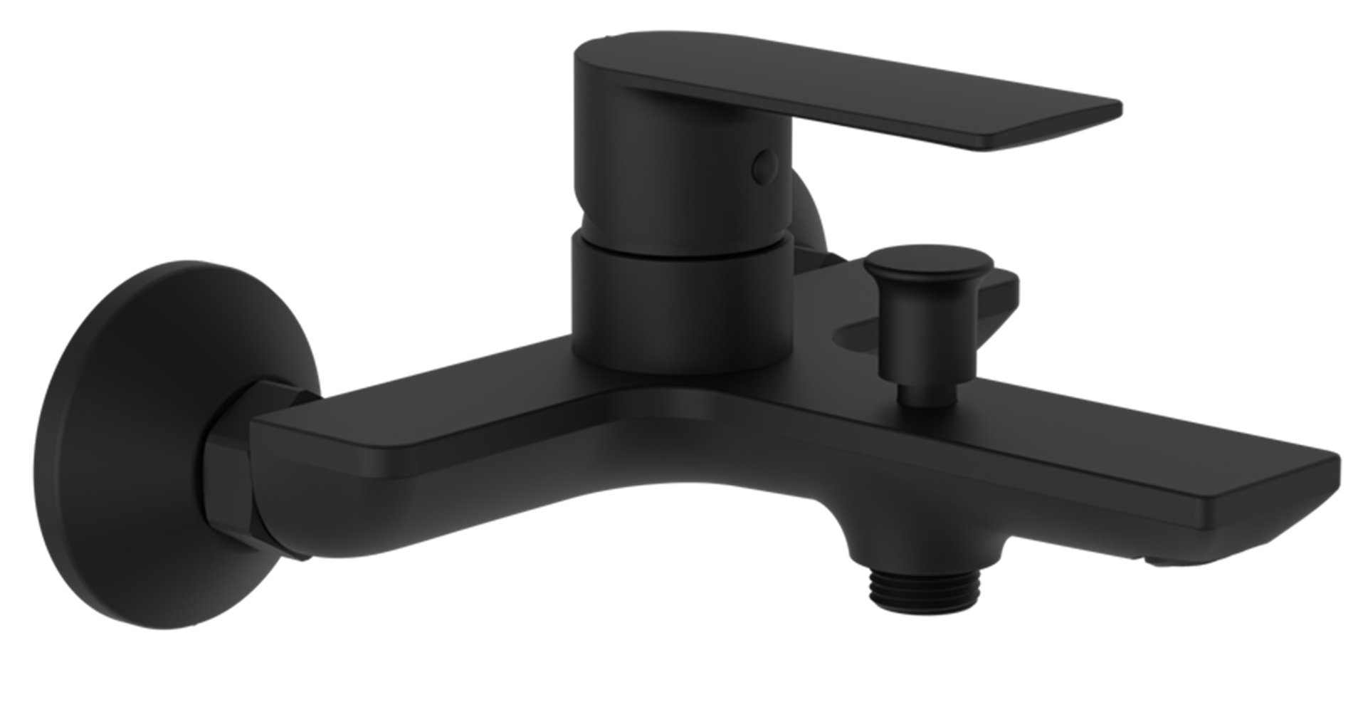 Excellent Glad grifo de bañera y ducha a pared negro ARNL.1105BS