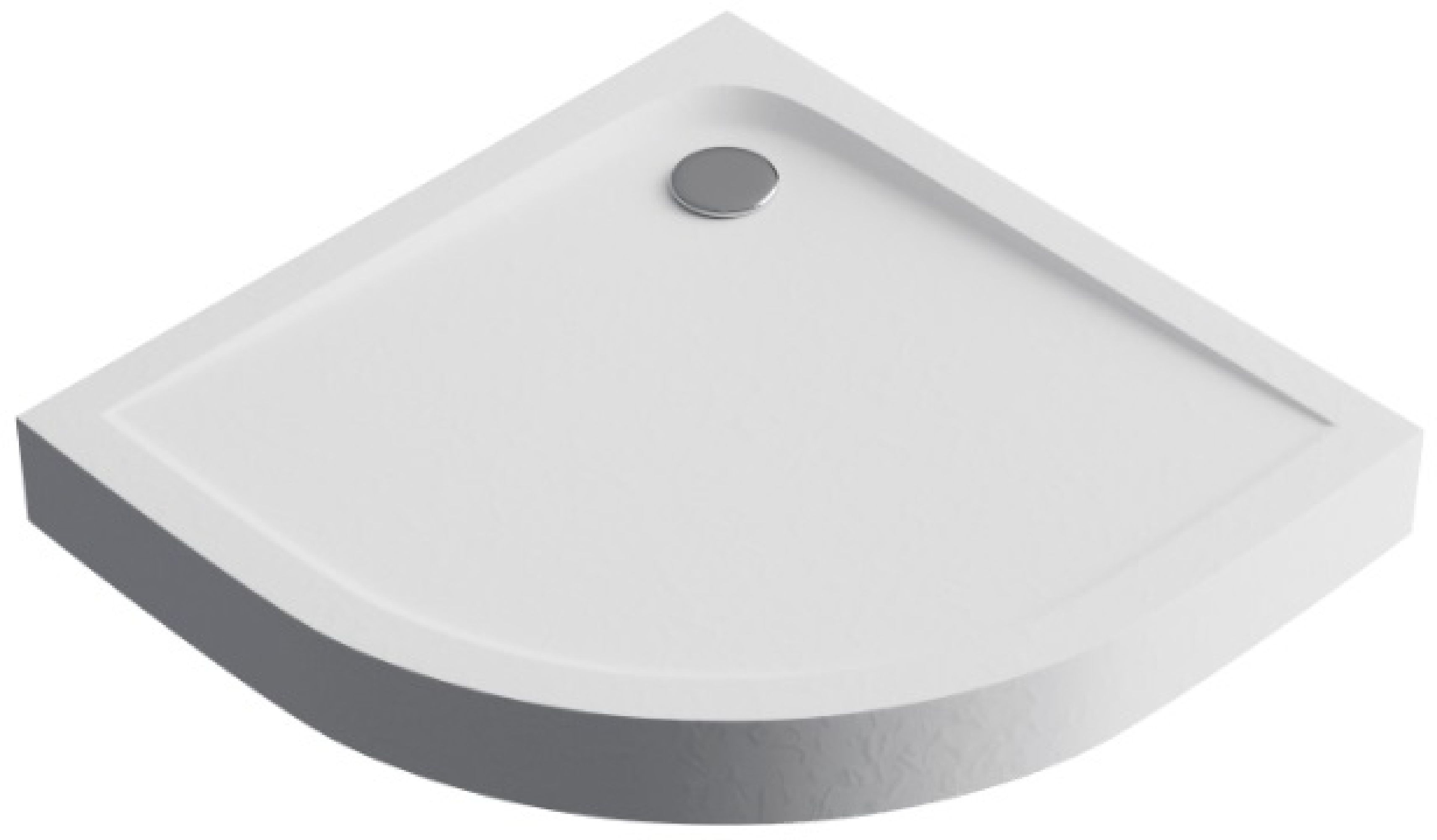 Excellent Sense X plato de ducha semicircular 90x90 cm blanco BREX.1404090090WHC